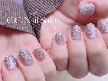 シーシーネイルサロン 池袋(C.C.Nail salon)/キラキラワンカラー