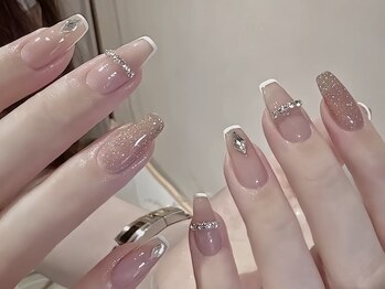 モルフォネイル(Morpho nail)/#ワンホンネイル #キラネイル