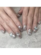 ネイルサロンファストネイルプラス 新宿店(FAST NAIL PLUS)/2025夏ネイル【ミラーネイル】