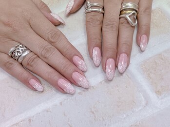 ネイル ビューティーマジック 葛西本店/レースフラワーネイル