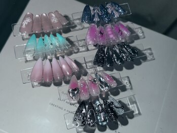 ホランイネイル(HORANGI NAIL)の写真/ネイルへのこだわりは誰にも負けない!そんな強気女子のためのサロン★誰とも絶対被らない個性派アートを。