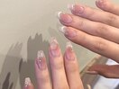 チークネイル/春/ワンホン/バラ