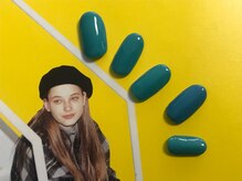 ネイルアンドアイラッシュサロン エスポアール(nail&eyelash salon espoir)/ターコイズブルー　60分コース
