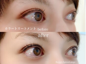 ビューティーサロン ランジュ/まつ毛カラートリートメント