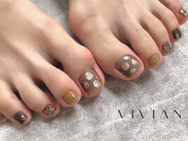 くすみネイル　ミラー