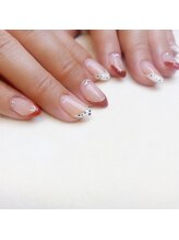 ピオニーネイル(peony nail)/うずら＆フレンチ