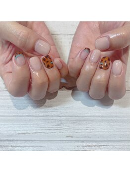 ネイルアンドまつ毛エクステ ルーナ イオン多摩平の森店/アニマル柄♪