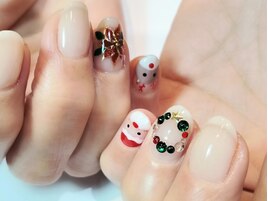 クリスマスネイル