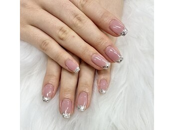 リラネイルサロン/ガラスフレンチ