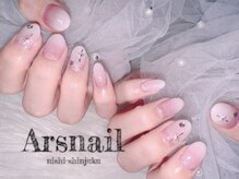 アルスネイル(Ars nail)/いちごミルクネイル