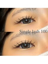 クレア(CREA)/マツエク　シングルラッシュ100