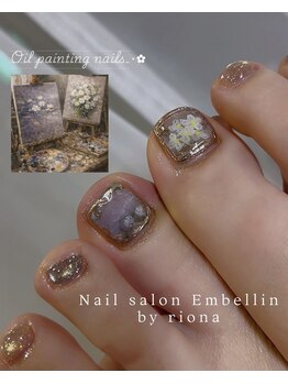 アンベリール(Embellir)/フットネイル持ち込みデザイン