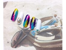 ネイルサロン&スクール ジーナ(GINA)/8月定額トレンドアート