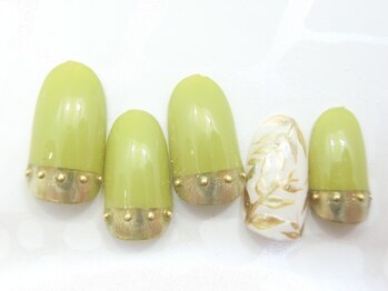 ネイルサロン ロゼオ(Nail salon Roseo)/■渋谷>8990円/ハーフミラー