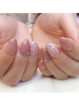 ピオニーネイル(peony nail)/アンティークローズ