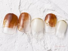 ネイルメゾン 池袋店(NAIL MAISON)/塗りかけブラウン¥5800