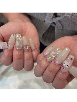 埋め尽くしネイル