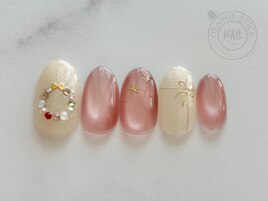 クリスマスネイル　リース