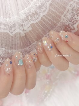 ファラウェイネイル(Faraway nail)/宝石ネイル☆