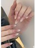 ◆[HAND] チップ長さ出し×チークネイル◆新規オフ無料￥9500