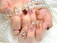 ナナアンドコー(Nana&Co.)/チェックネイル、秋ネイル