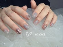 ルシエル(le ciel)/チェック柄ネイル♪