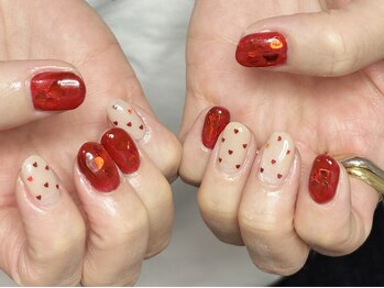 リミズネイルビューティー 名駅店(RimisNailxbeauty)の写真/《都度払いで安心♪他店で断られた方も◎》長さだし10本付★深爪&噛み爪改善¥11000/+アートフリー¥14800！