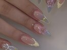夏花ネイル