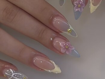 夏花ネイル