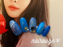 ネイル―ジュ 札幌大通店(nairouge*)/フラミンゴネイル♪