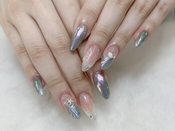 スペラ 大宮店(Spera)/オーロラマーメイド海ネイル