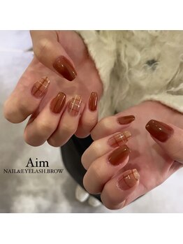 エイム 目黒店(Aim)の写真/初回オフ代無料！大人上品なデザイン♪理想の輝く指先に☆感染防止対策強化中[パラジェル取扱い店/目黒]