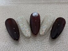 ティアラ(tiara)/ボルドー★パール