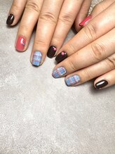 バレンタインネイル