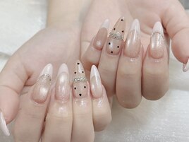 万人受けお姉さんワンホンネイル