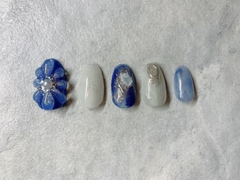 エンジェリック カラーズ(Angelic colors)/ぷっくりフラワーネイル☆