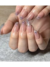 ネイルベベ(Nail bebe)/上品ラメグラデーション