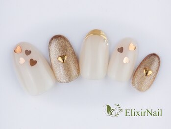 エリクサーネイル 渋谷(Elixir Nail)/定額aシンプル/クーポン使用