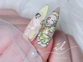 推し活ネイル×キャラクター