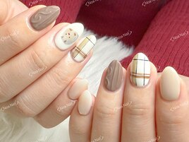 アート　冬　手書き　チェック