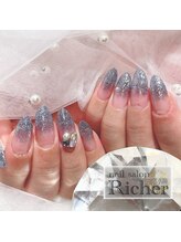 エスフィーネイルサロン リシェル(Esfy nailsalon Richer)/フラッシュグラデーションネイル