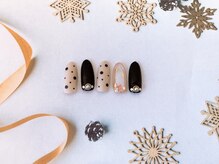 ネイルサロン&スクール ジーナ(GINA)/ドット×チェーンでカワハード♪