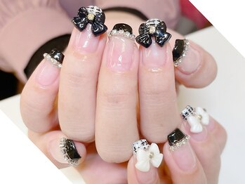 ルミエール 西宮北口店(Lumiere)/☆バレエコアリボンネイル☆