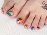 FOOT【MAKOお任せ"似合わせ×インスピレーションネイル"】当店付替オフ込み♪