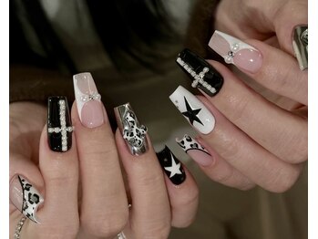 スターとクロスのクールネイル