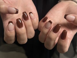 5本フレンチネイル