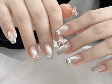ナユキネイル 渋谷店(NA.YUKI NAIL)/秋冬ネイル　エレガントデザイン