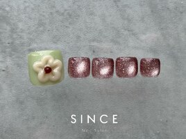 4月 foot monthly design