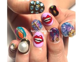 Funny pop art nails