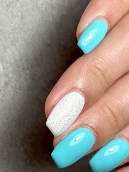 サンカリネイル バイ ヴァラ 新居浜 船木店(sankari nail by VALLA)/韓国発VALLANAILターコイズ